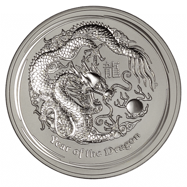 1 kg Silber Lunar II Drache 2012