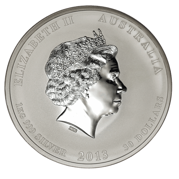 1 kg Silber Lunar II Schlange 2013 – Bild 2